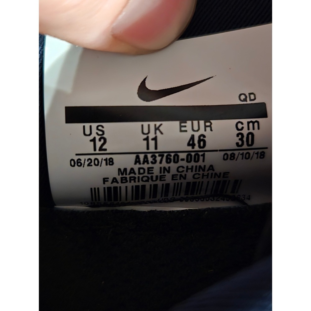 Nike Free RN Shield Mens 12 Navy Black Running Shoes Excellent AA3760-001 - Picture 7 of 7